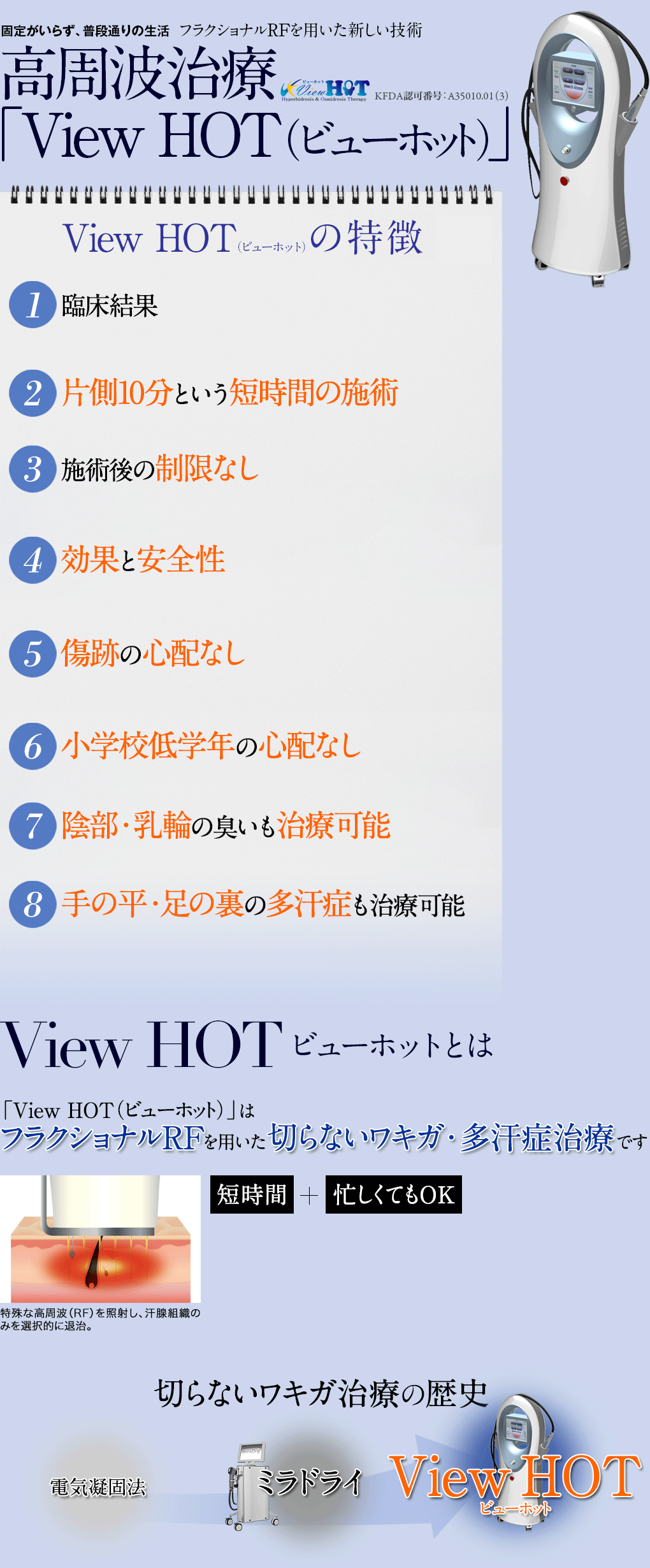 高周波治療「View HOT（ビューホット）」